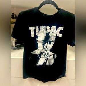 Black Tupac Graphic T-Shirt